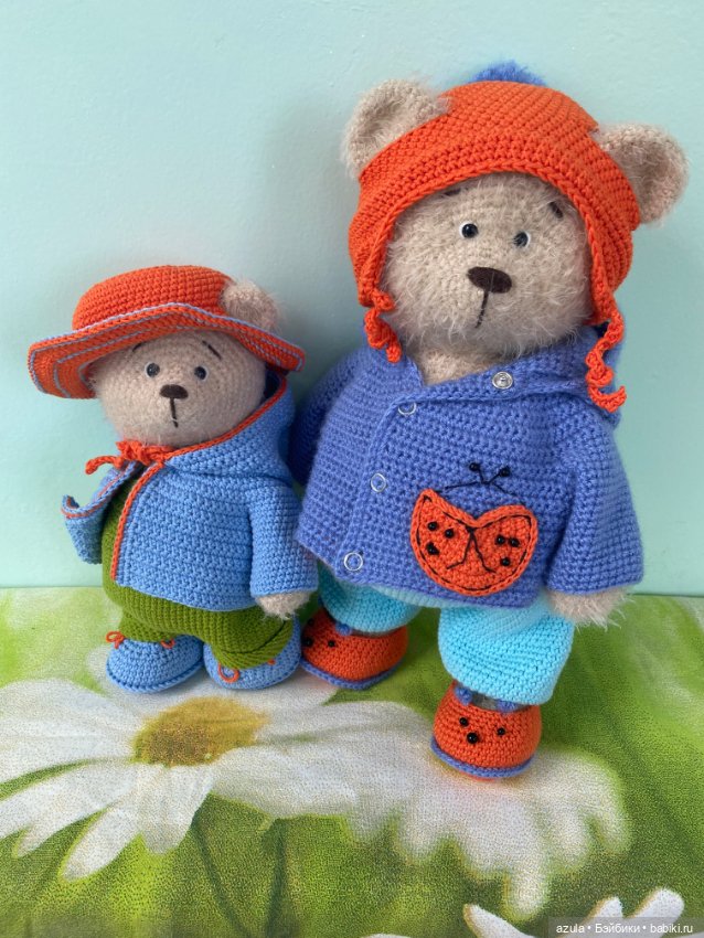 Мишки - братишки — Вязаные игрушки и амигуруми: крючком (фото 5)