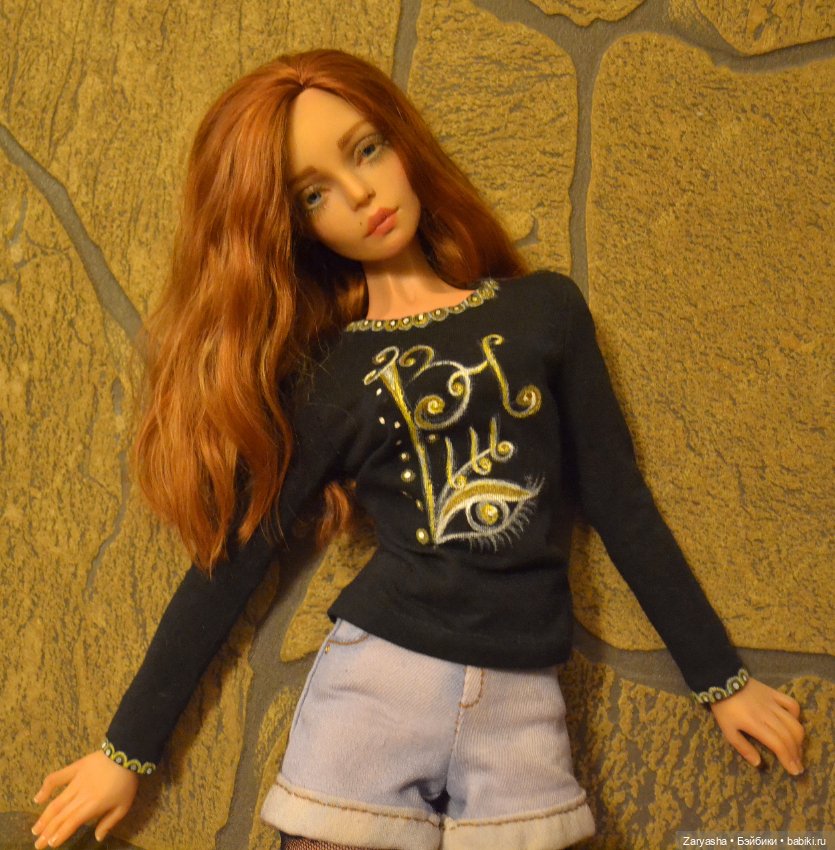 Шарнирная девушка Агния — Авторские шарнирные куклы своими руками: лепка (фото 8)