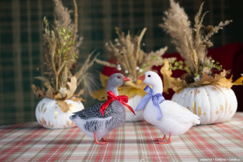 Жили у Бабуси — Валяные игрушки из шерсти: сухое валяние