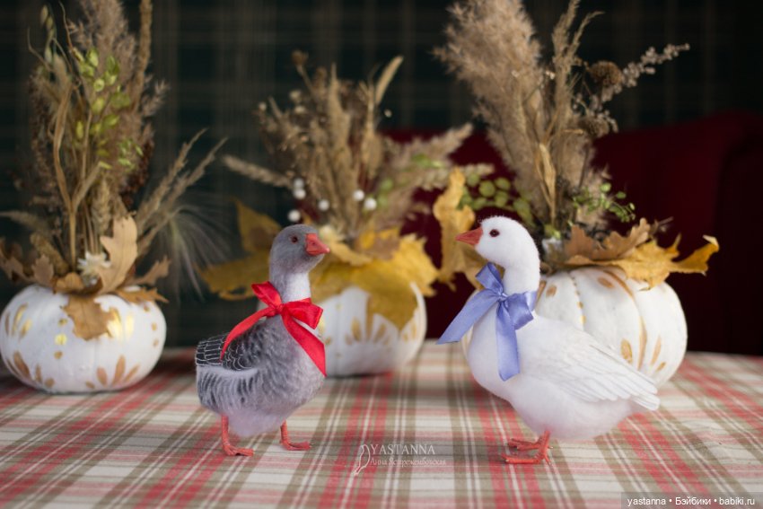 Жили у Бабуси — Валяные игрушки из шерсти: сухое валяние