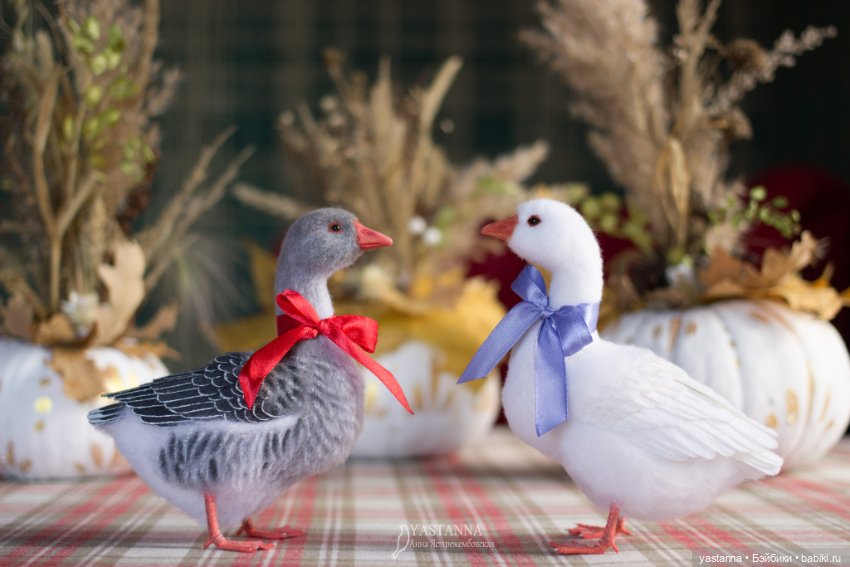 Жили у Бабуси — Валяные игрушки из шерсти: сухое валяние