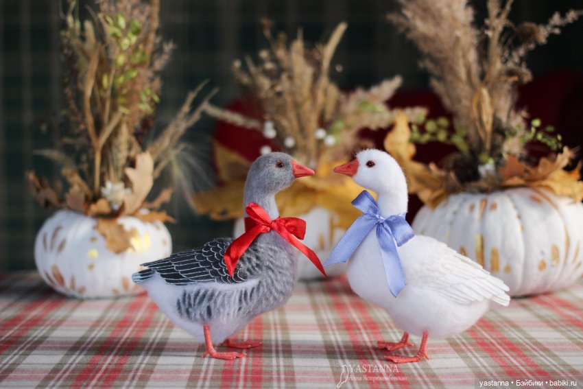 Жили у Бабуси — Валяные игрушки из шерсти: сухое валяние