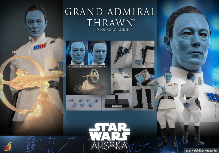 Hot Toys фигурка Гранд-адмирала Трауна по сериалу «Асока» (фото 10)