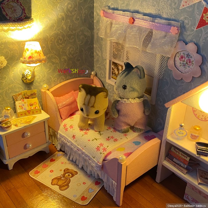 Комната для девочки 🎀 — Румбоксы и кукольные интерьеры: фото