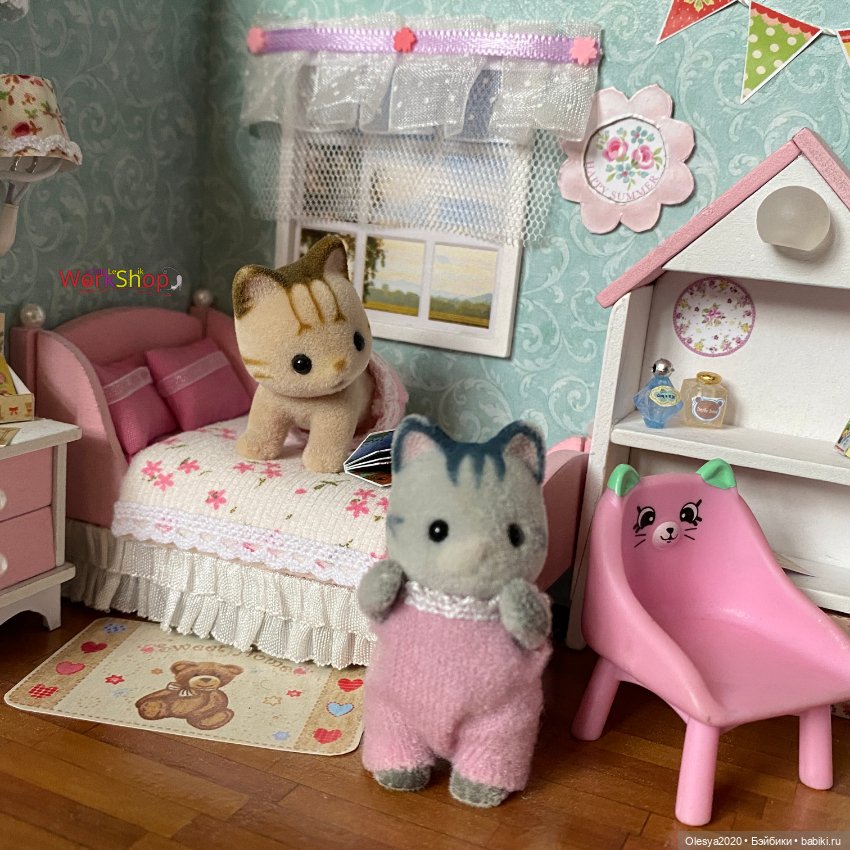 Комната для девочки 🎀 — Румбоксы и кукольные интерьеры: фото (фото 9)