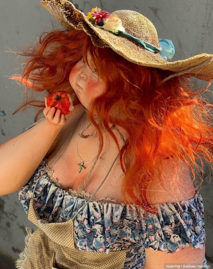 Позитивные куклы АняМаня из папье маше (фото 8)