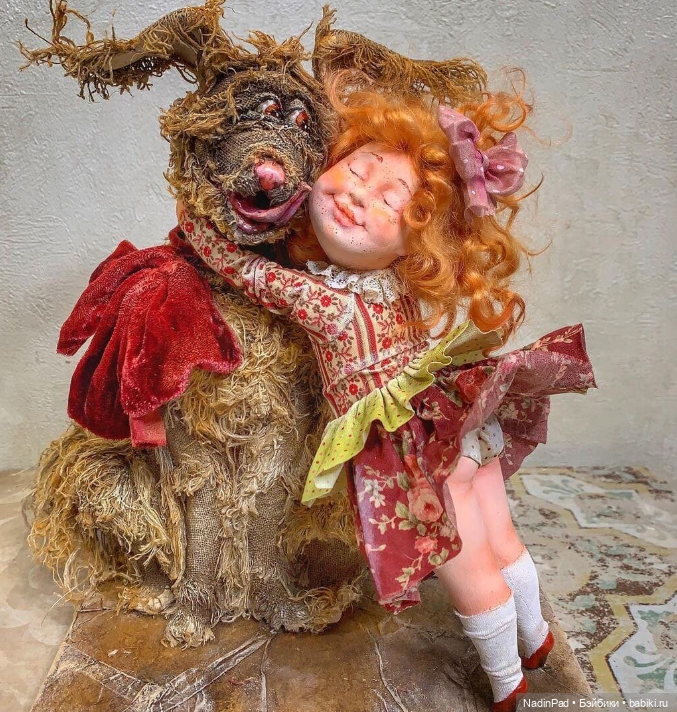 Позитивные куклы АняМаня из папье маше