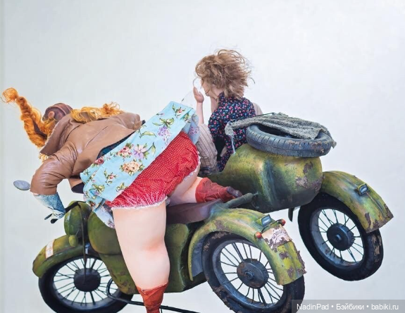 Позитивные куклы АняМаня из папье маше