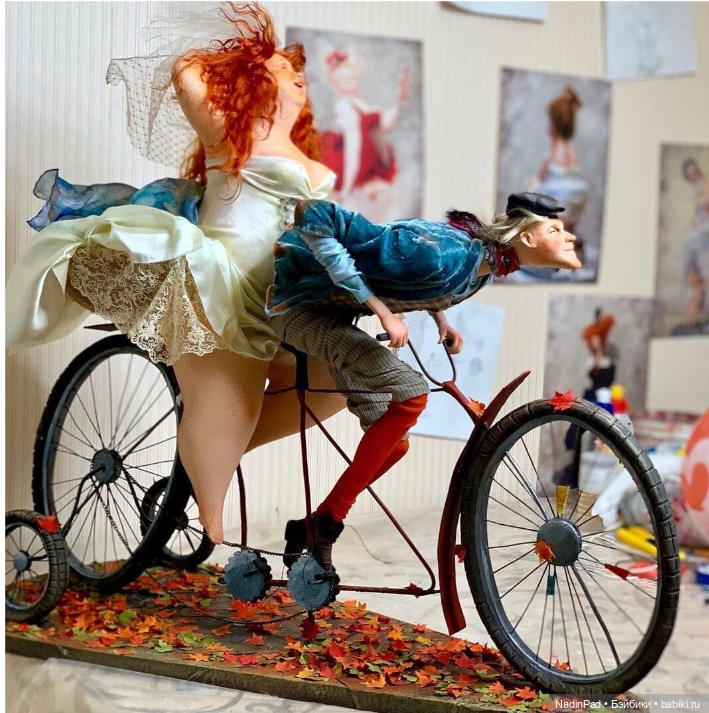 Позитивные куклы АняМаня из папье маше