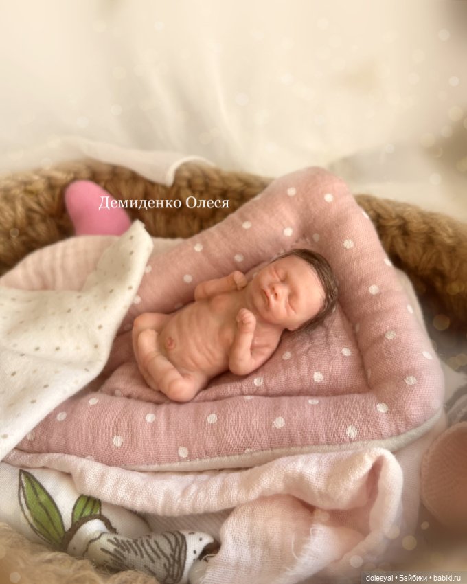 🩷Леона 🩷 — Авторские миниатюрные куклы: лепка (фото 6)