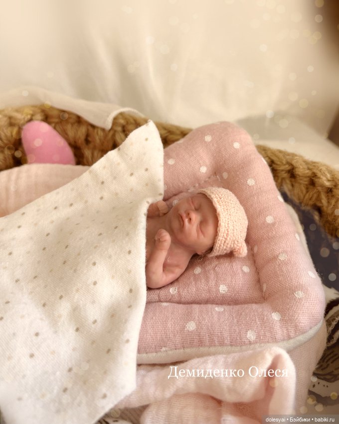 🩷Леона 🩷 — Авторские миниатюрные куклы: лепка (фото 7)