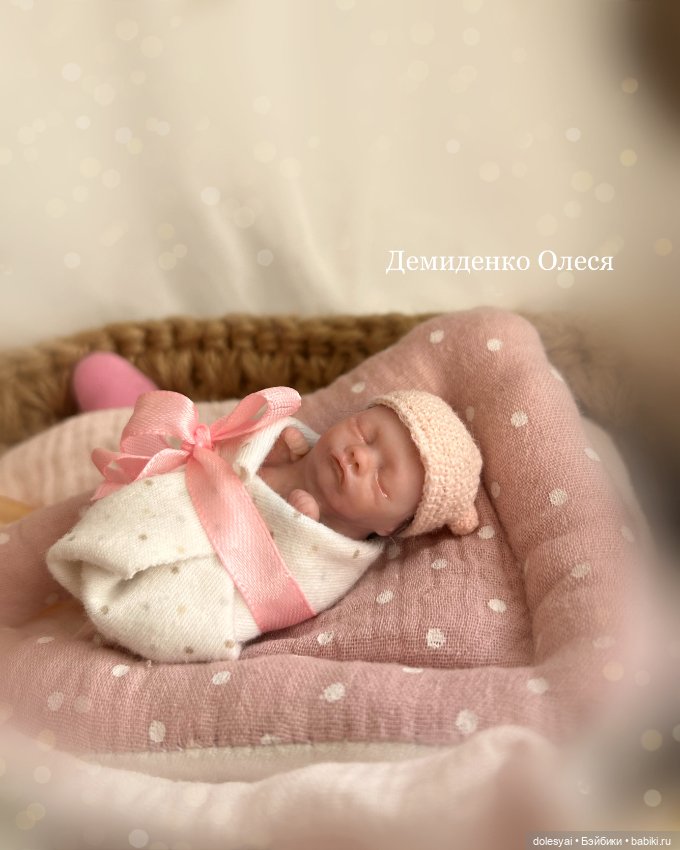 🩷Леона 🩷 — Авторские миниатюрные куклы: лепка (фото 3)