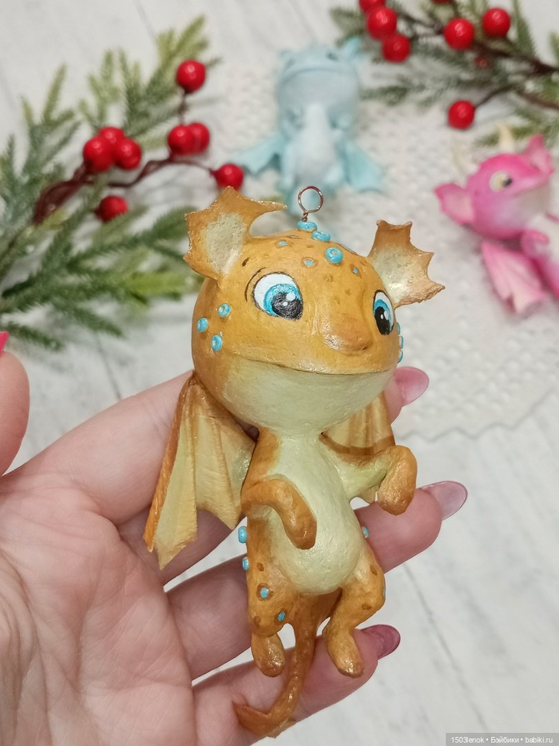 Дракончики — Лепка авторских игрушек и папье