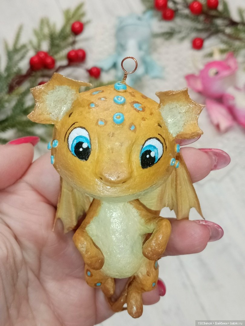 Дракончики — Лепка авторских игрушек и папье