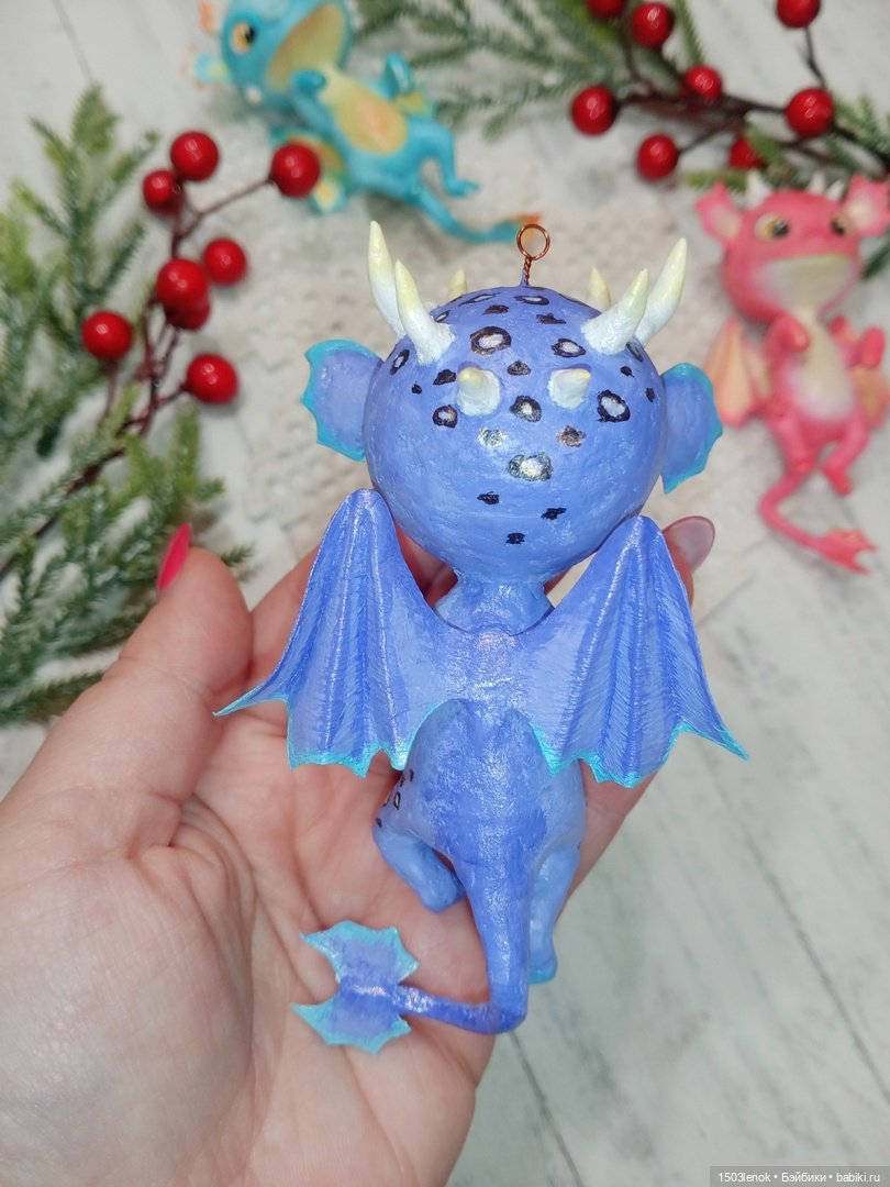 Дракончики — Лепка авторских игрушек и папье