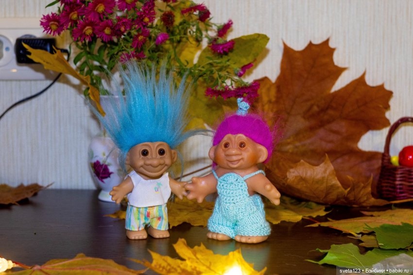 Мои любимые тролли — Игрушки Тролли (Trolls): винтажные Dam и Russ