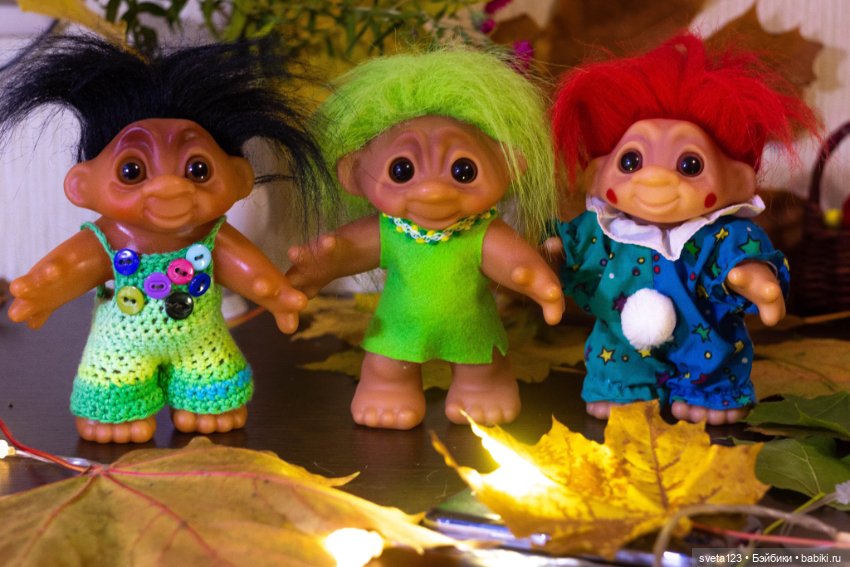 Мои любимые тролли — Игрушки Тролли (Trolls): винтажные Dam и Russ (фото 7)