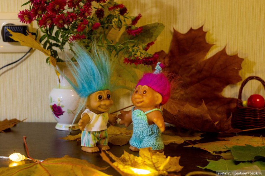 Мои любимые тролли — Игрушки Тролли (Trolls): винтажные Dam и Russ