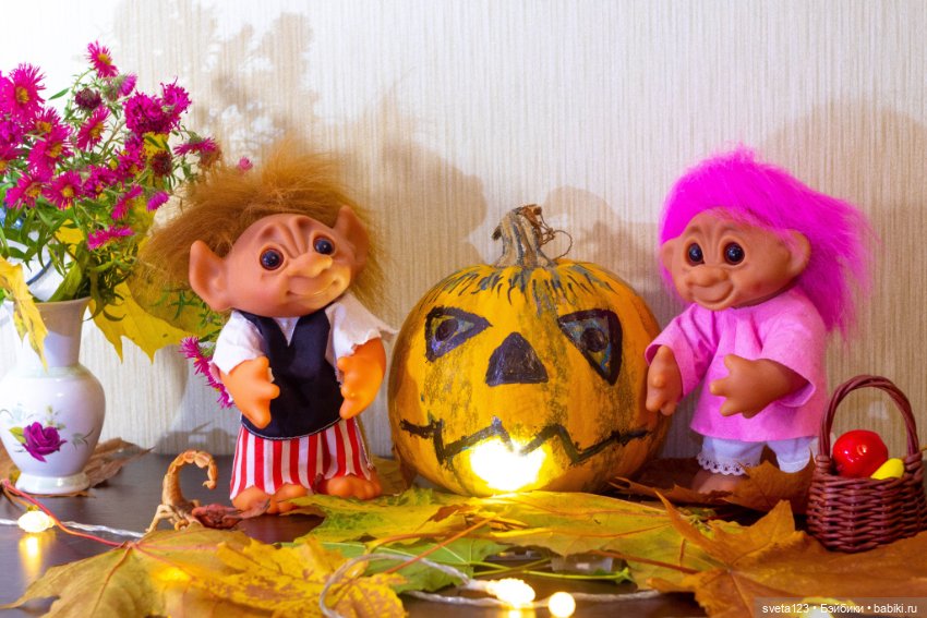 Мои любимые тролли — Игрушки Тролли (Trolls): винтажные Dam и Russ (фото 2)