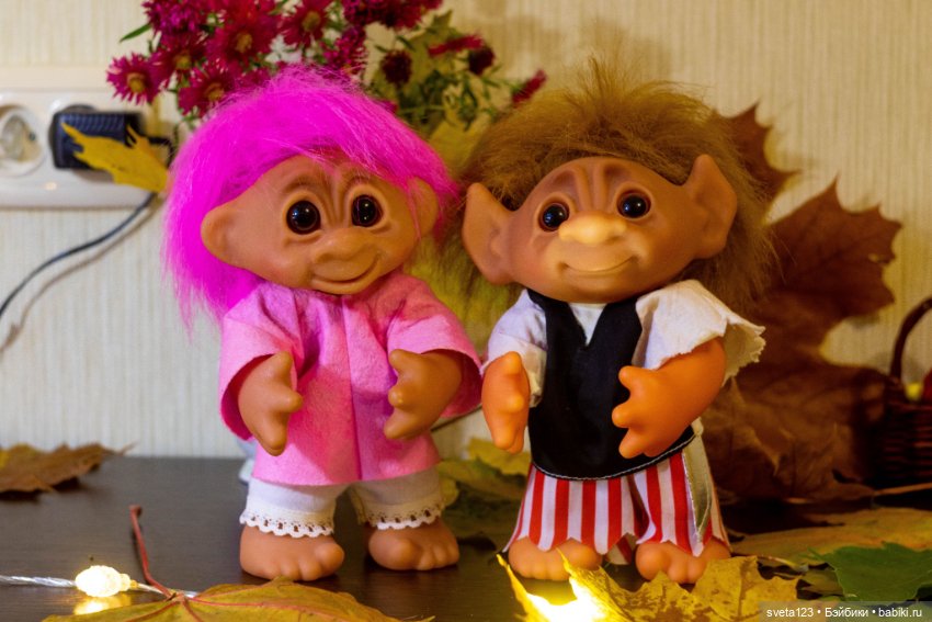 Мои любимые тролли — Игрушки Тролли (Trolls): винтажные Dam и Russ (фото 10)