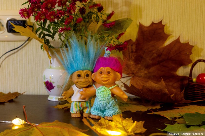 Мои любимые тролли — Игрушки Тролли (Trolls): винтажные Dam и Russ