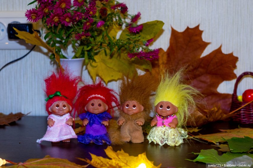 Мои любимые тролли — Игрушки Тролли (Trolls): винтажные Dam и Russ