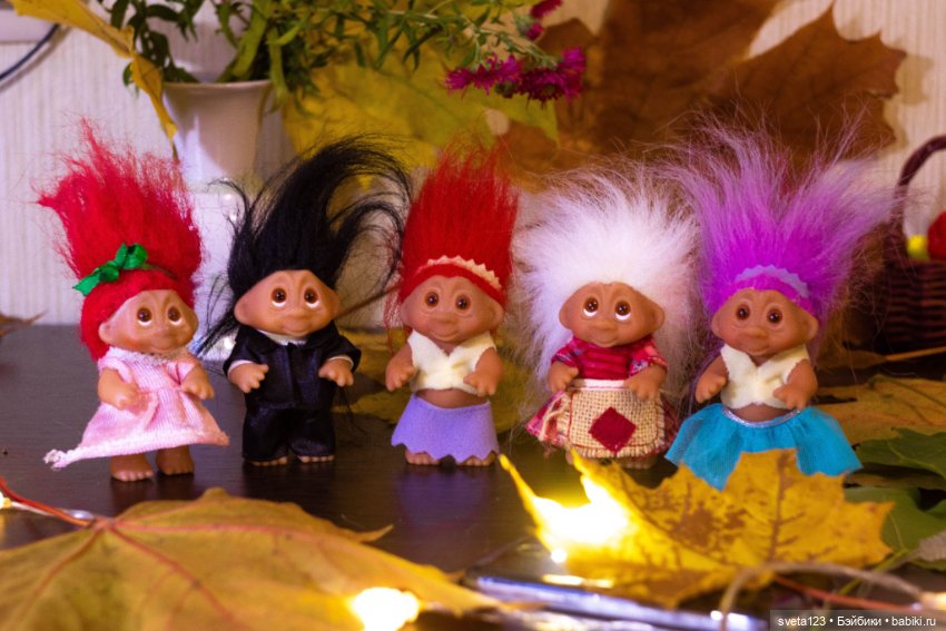 Мои любимые тролли — Игрушки Тролли (Trolls): винтажные Dam и Russ (фото 8)