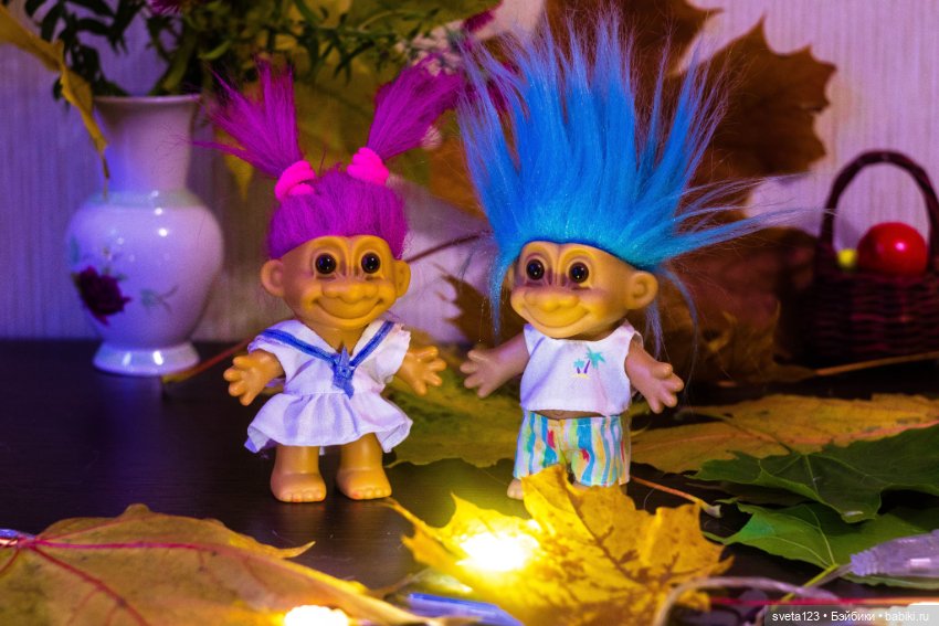 Мои любимые тролли — Игрушки Тролли (Trolls): винтажные Dam и Russ (фото 6)