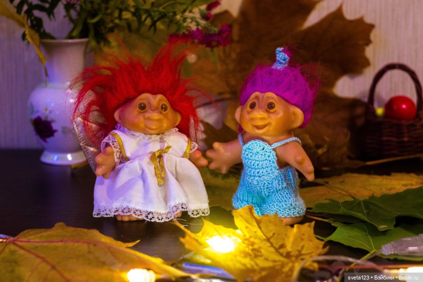 Мои любимые тролли — Игрушки Тролли (Trolls): винтажные Dam и Russ (фото 5)