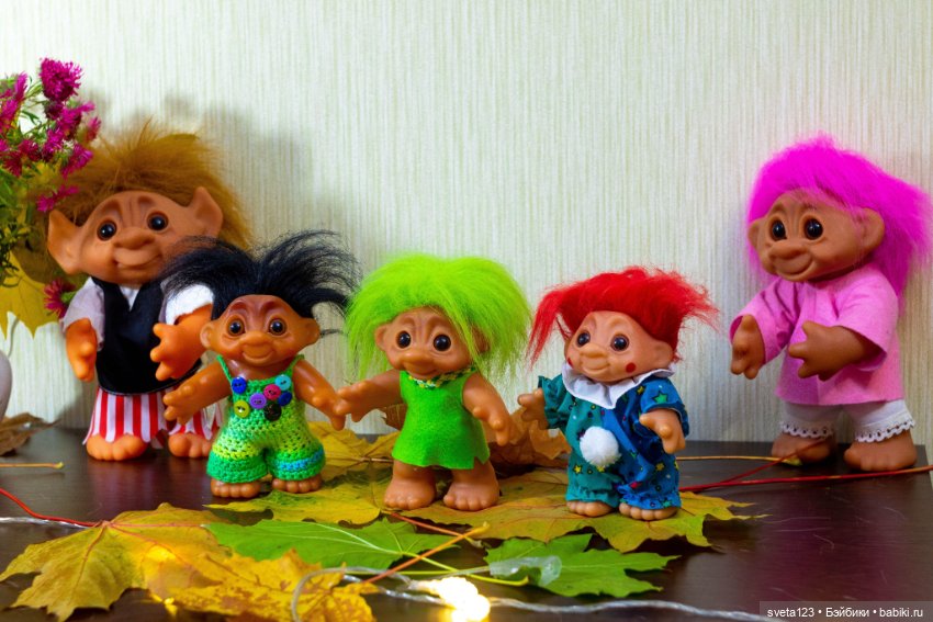 Мои любимые тролли — Игрушки Тролли (Trolls): винтажные Dam и Russ (фото 3)