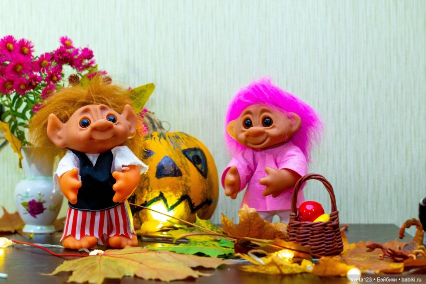Мои любимые тролли — Игрушки Тролли (Trolls): винтажные Dam и Russ