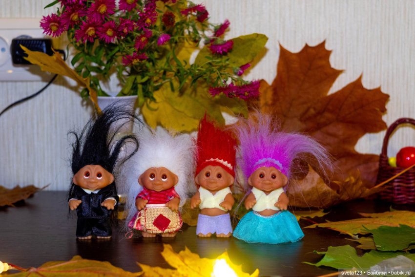 Мои любимые тролли — Игрушки Тролли (Trolls): винтажные Dam и Russ