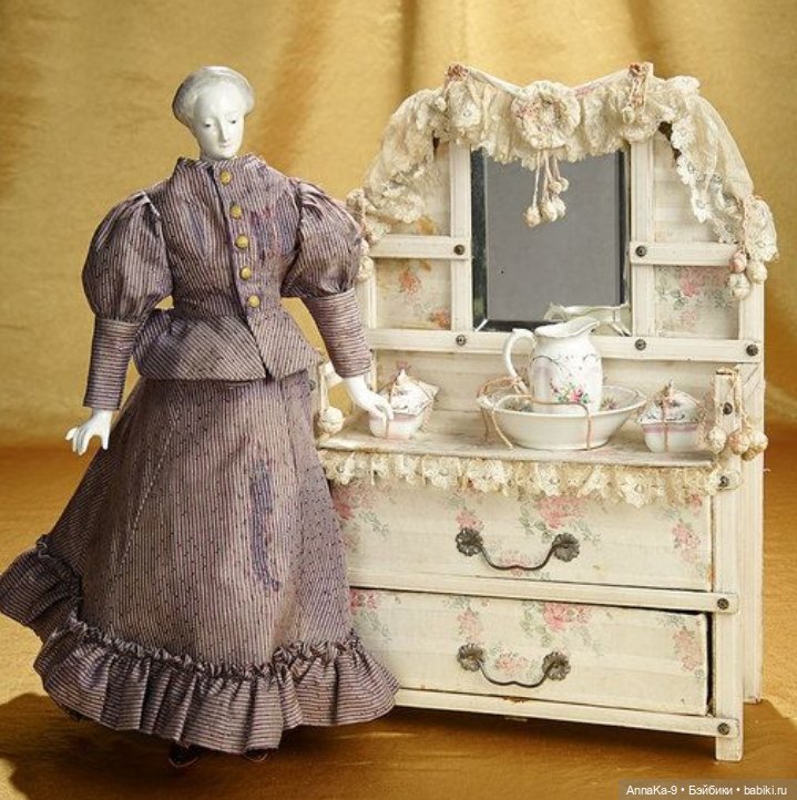 Антикварные туалетные столики для кукол продолжение (фото 5)