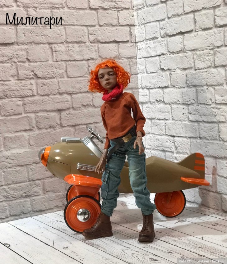 Небо, девушка, самолет — Авторские куклы BJD (БЖД) у нас дома: фото