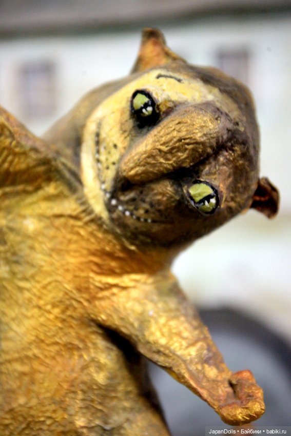 "Лунный кот" на выставке "Куклы с характером. Четвертая высота" (фото 6)