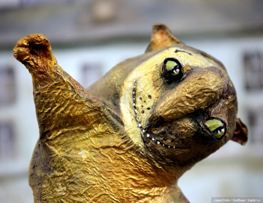 "Лунный кот" на выставке "Куклы с характером. Четвертая высота" (фото 2)