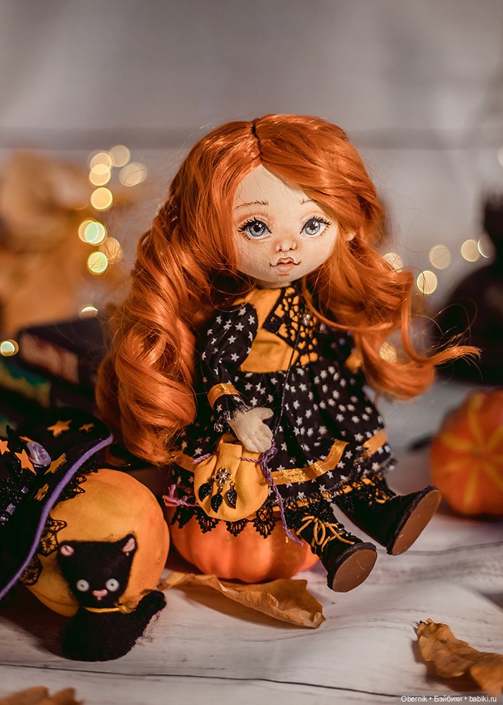 Маленькая колдунья — Авторские текстильные куклы: Вальдорфские (фото 5)
