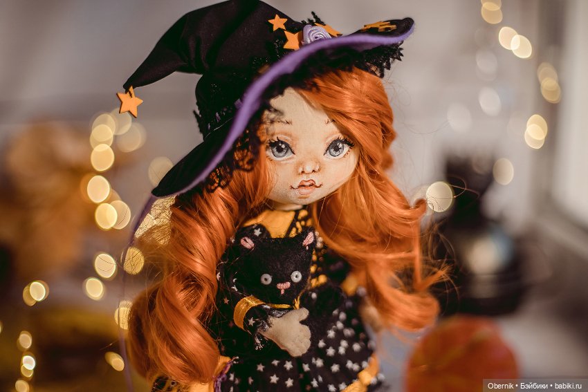 Маленькая колдунья — Авторские текстильные куклы: Вальдорфские (фото 4)