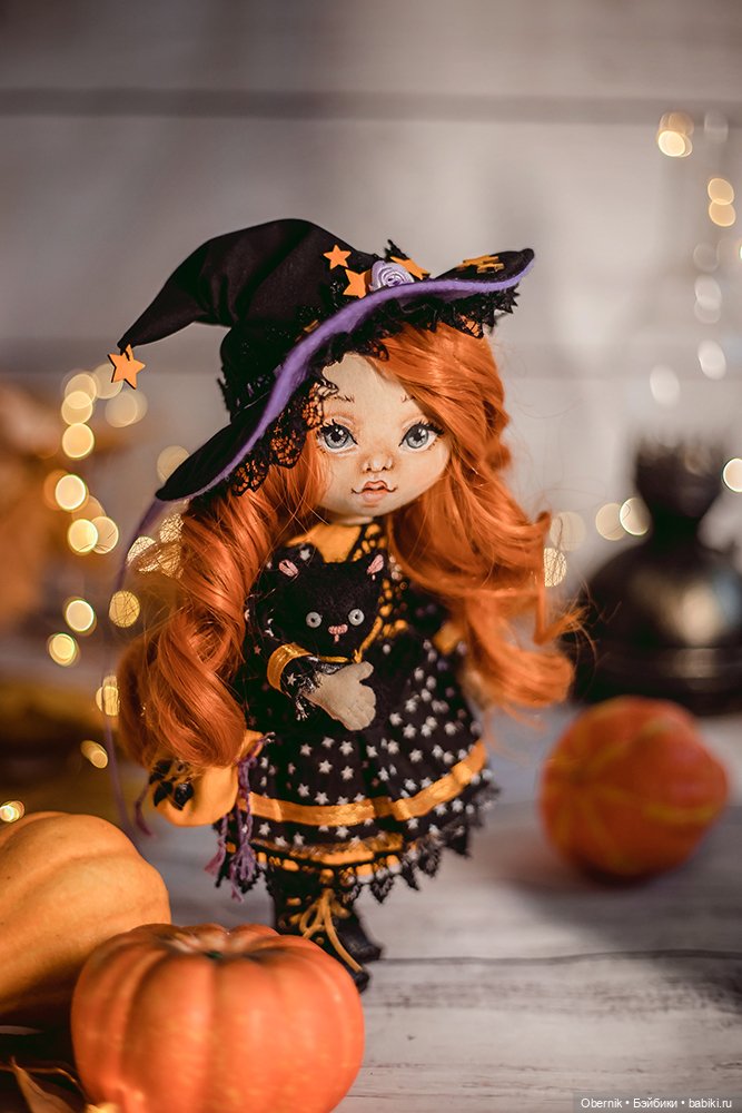 Маленькая колдунья — Авторские текстильные куклы: Вальдорфские (фото 3)