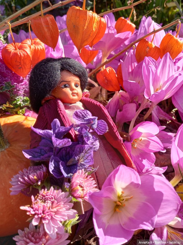 Тыквенный спас — Антикварные куклы Mignonette (Миньонетта): карманные