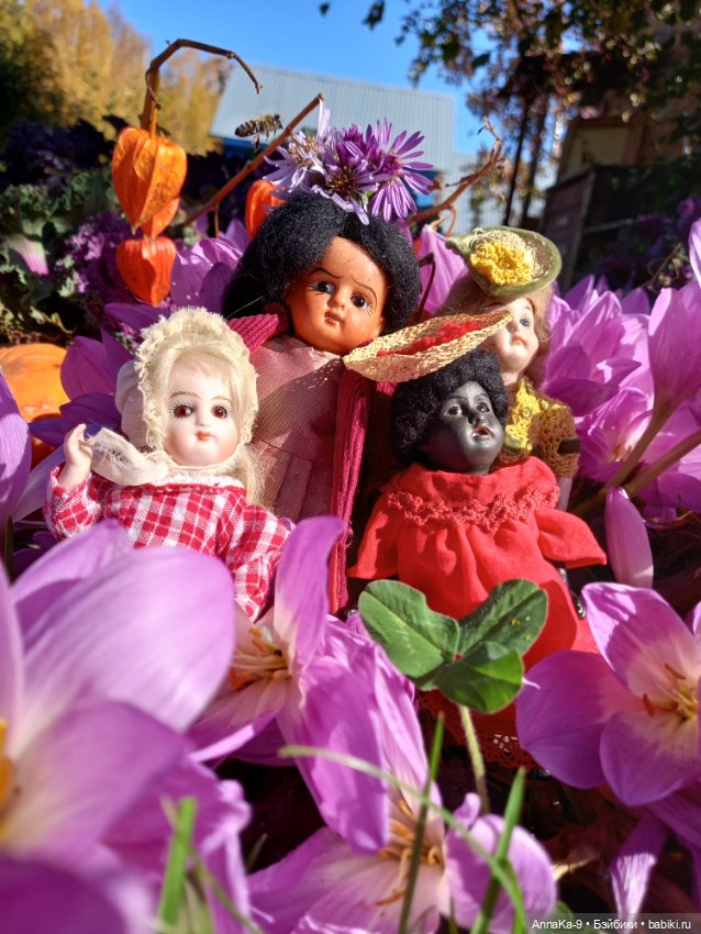 Тыквенный спас — Антикварные куклы Mignonette (Миньонетта): карманные (фото 6)