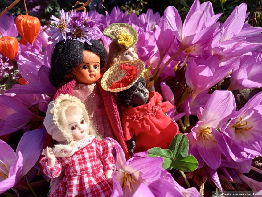 Тыквенный спас — Антикварные куклы Mignonette (Миньонетта): карманные (фото 7)