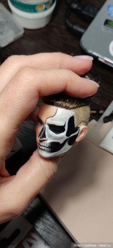 Голова — ООАК и кастом Барби (Barbie): репейнт (фото 2)