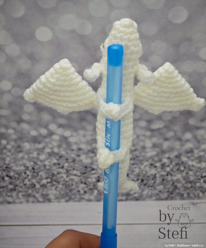 Снежный дракончик — Вязаные игрушки и амигуруми: крючком