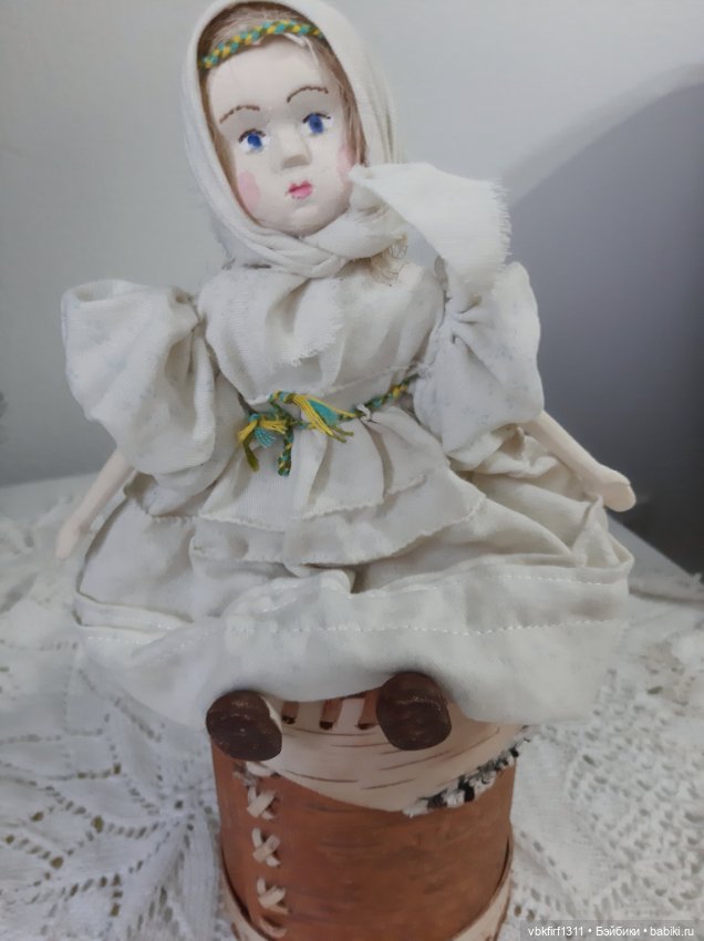 Куколка по мотивам артельной куклы 1920 г (фото 4)