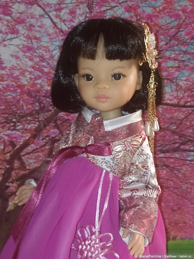 Ханбок для Ханако — Куклы Paola Reina (Паола Рейна): новинки