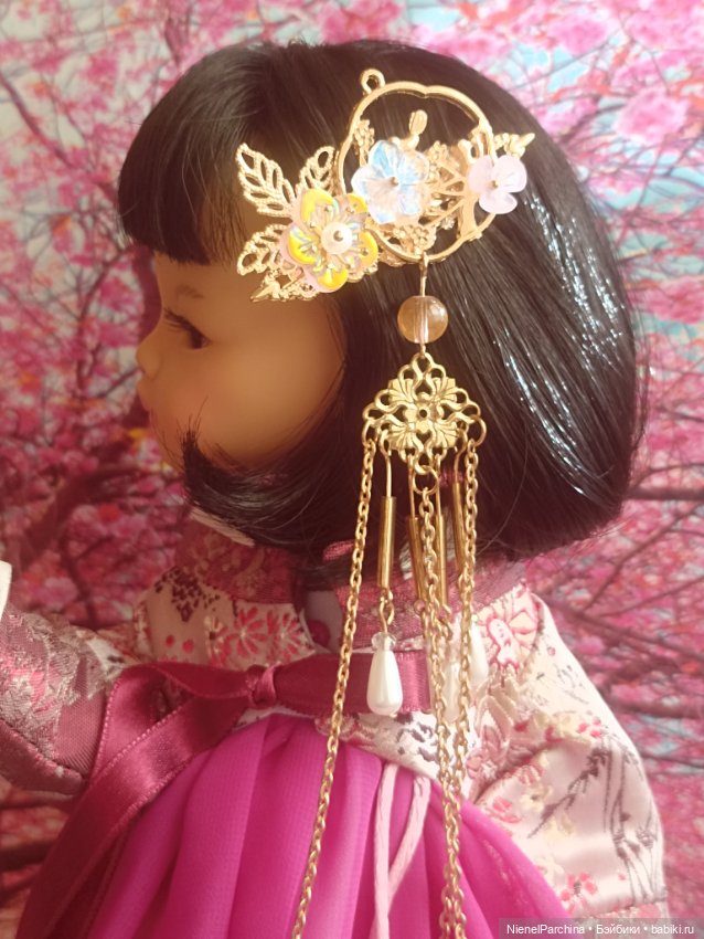 Ханбок для Ханако — Куклы Paola Reina (Паола Рейна): новинки (фото 7)