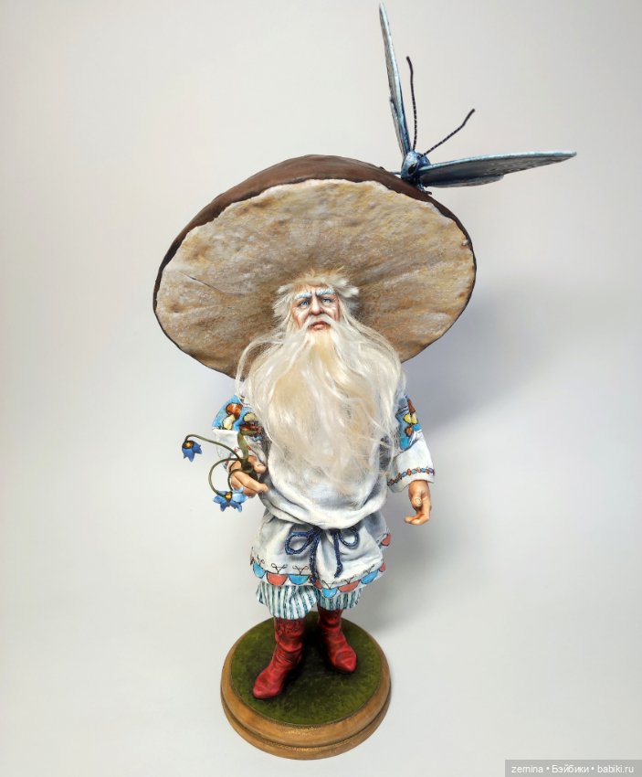 Старичок-Боровичок — Лепка авторских кукол: полимерная глина (фото 5)