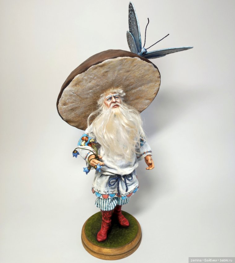 Старичок-Боровичок — Лепка авторских кукол: полимерная глина (фото 4)