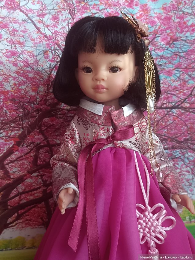 Ханбок для Ханако — Куклы Paola Reina (Паола Рейна): новинки